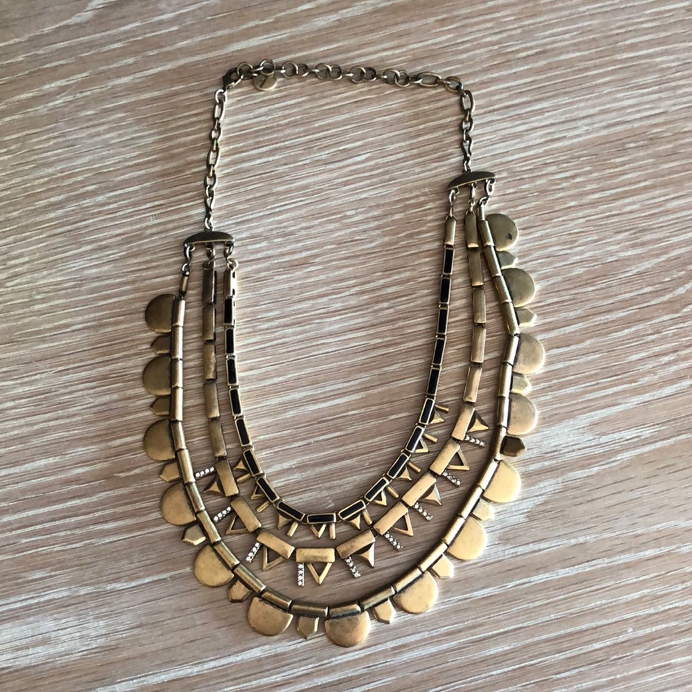 stella & dot plume necklace